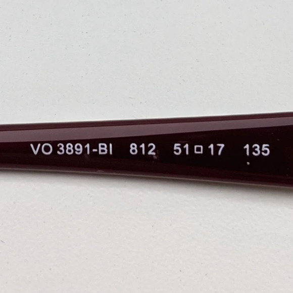 🕶️Vogue VO3891-BI 812 Eyeglasses 51/17 135 /ALH636🕶️ - Picture 3 of 7